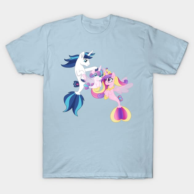 Royal Family seaponies T-Shirt by CloudyGlow
